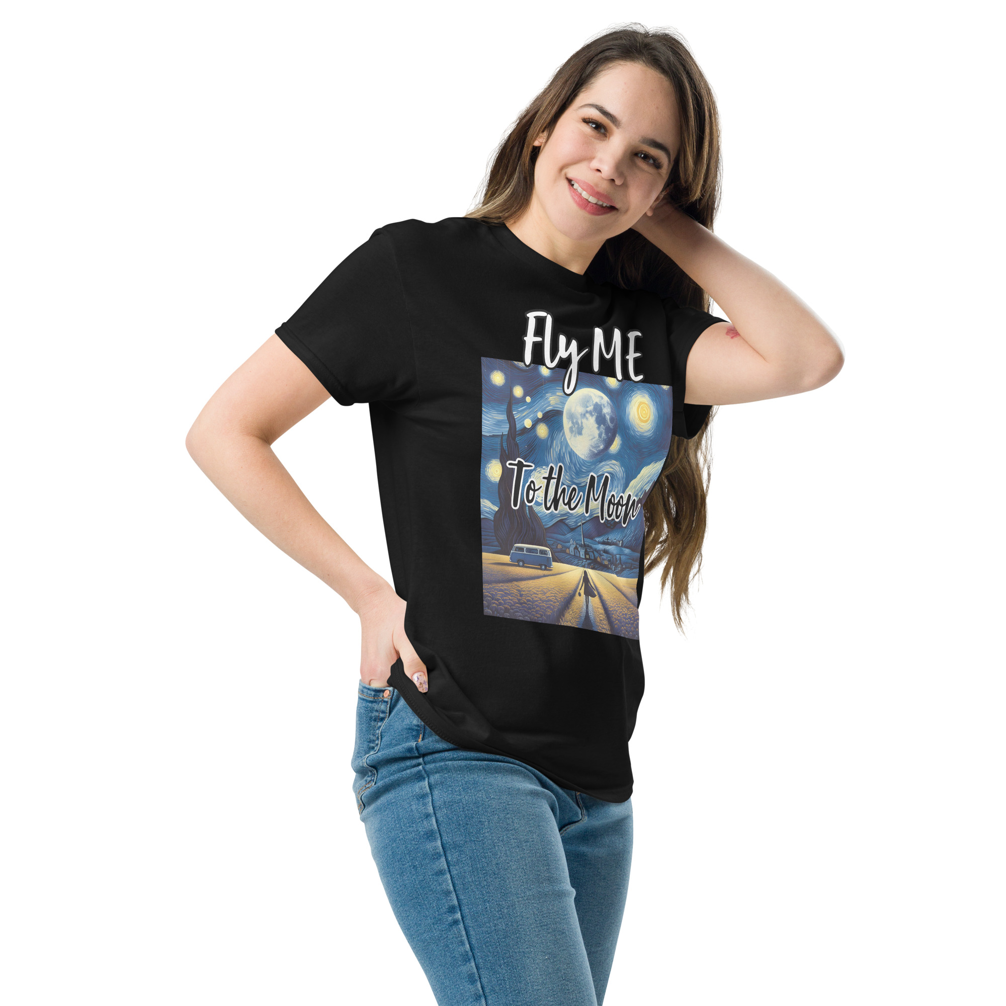 Fly Me to the Moon” Unisex Classic Tee - Club of Tees